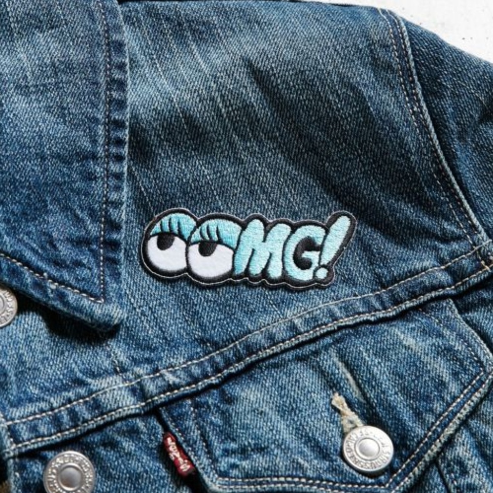 Tuesday Bassen OMG Sticker Patch NWT